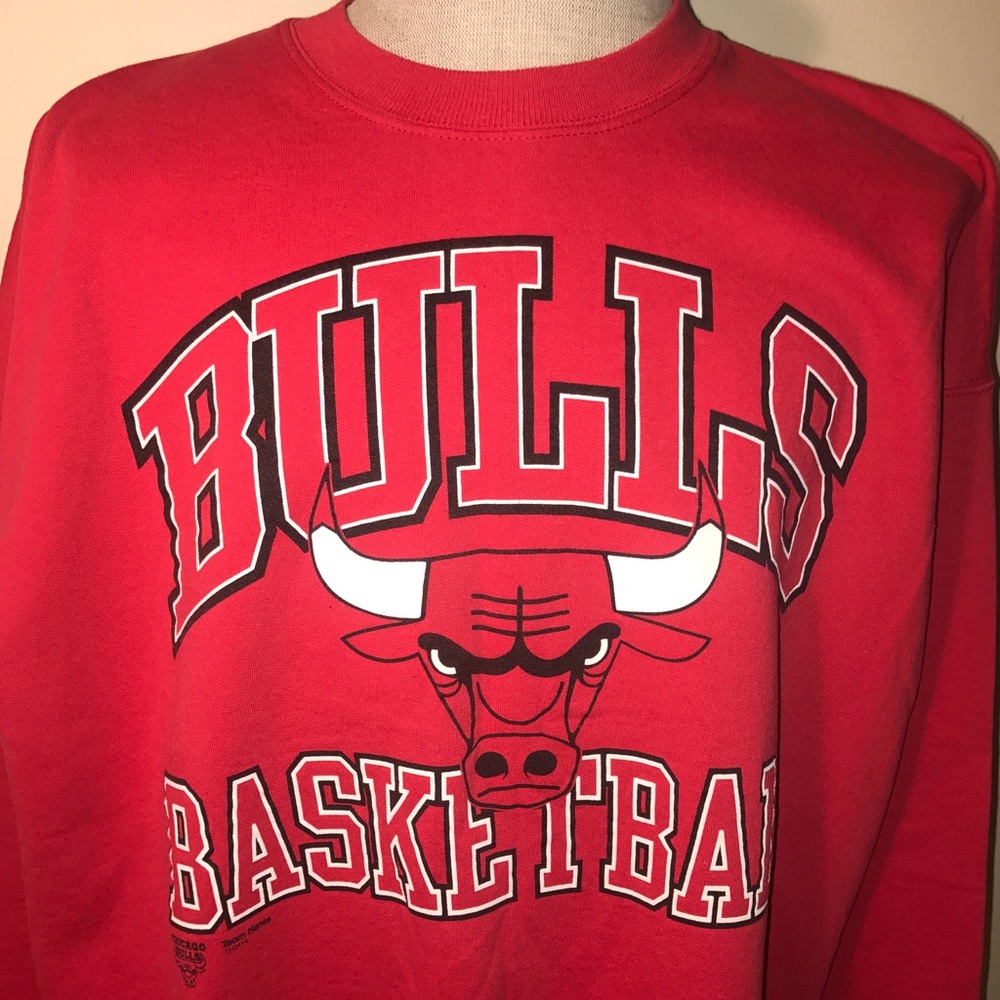 Chicago Bulls Vintage Hanes Sweatshirt Red XXL 2XL